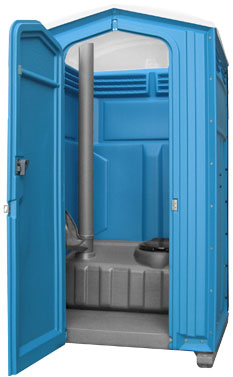 standard-unit-open porta potties for construction sites