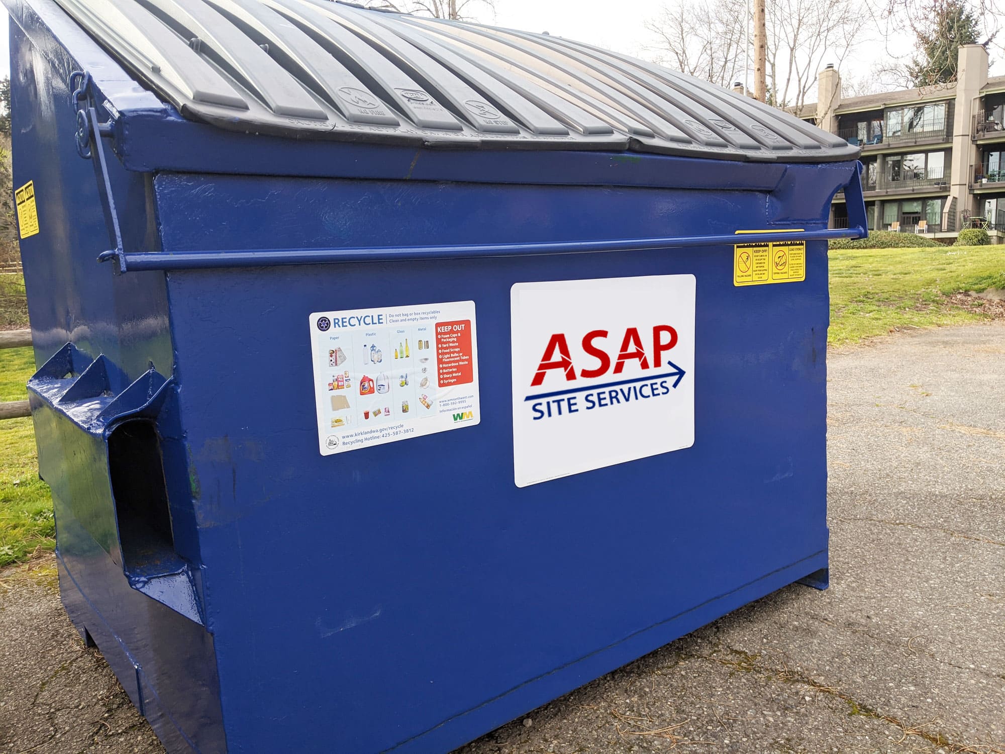 commercial dumpster pickup