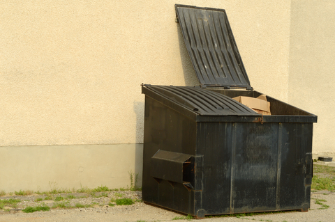 Mixed municipal solid waste containers