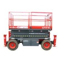 lift-scissor-4wd Scissor Lift, 25 ft.-27 ft., 4WD, Electric Powered