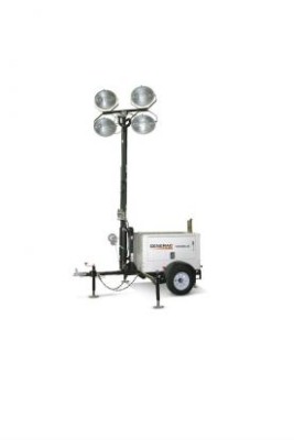 Towable Light Tower with 6kW Generator, 4,200W, Diesel