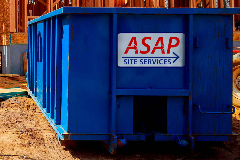 ASAP Site Services Roll-Off Dumpster Rentals roll-off dumpster rental services