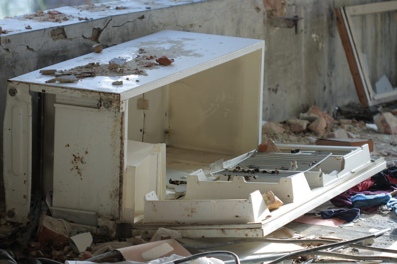 how to dispose of a broken fridge or freezer