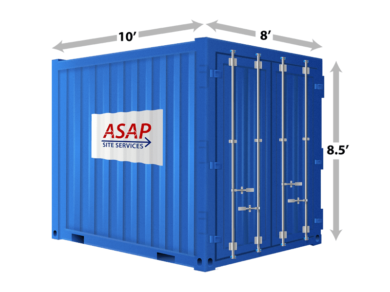 Portable-Storage-10-Foot-Unit ASAP Site Services 10' Portable Storage