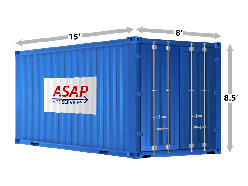 ASAP Site Services 15' Portable Storage